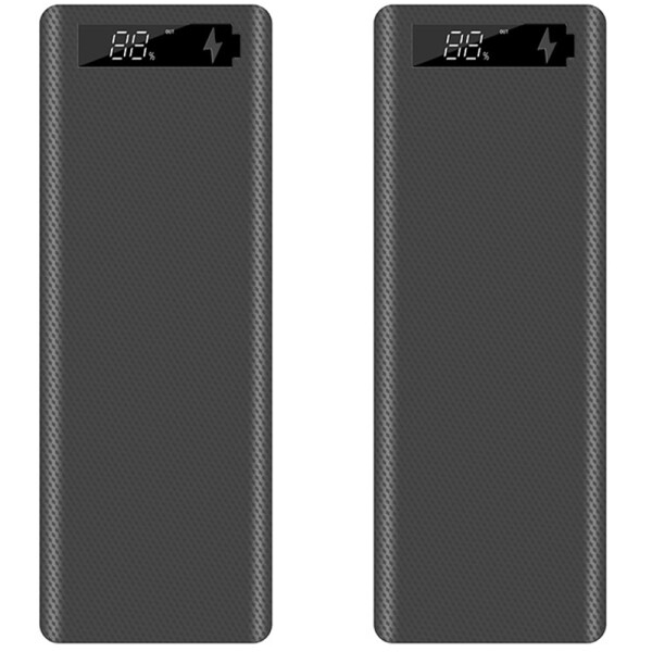 2X Quick Charge Version 10X18650 Power Bank Case Dual USB Mobile Phone Charge QC 3.0 PD 18650 Battery Charging Box
