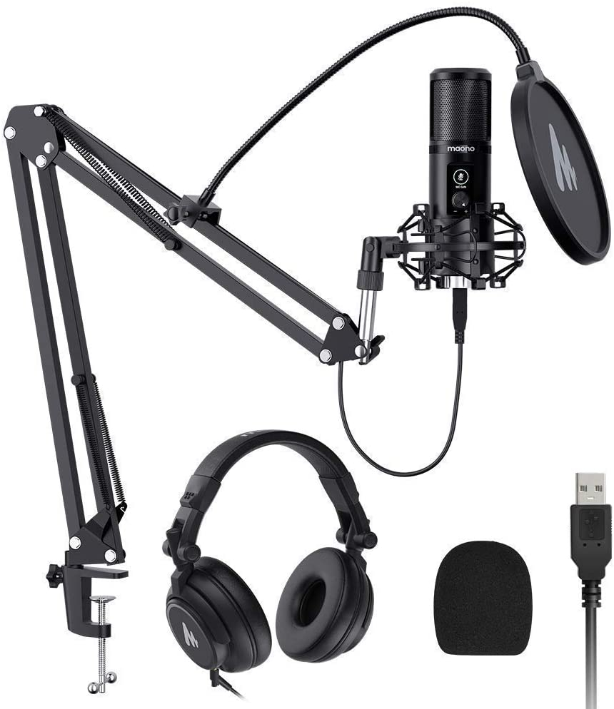 MAONO XLR Podcast Dynamic Microphone, Cardioid Studio Mic