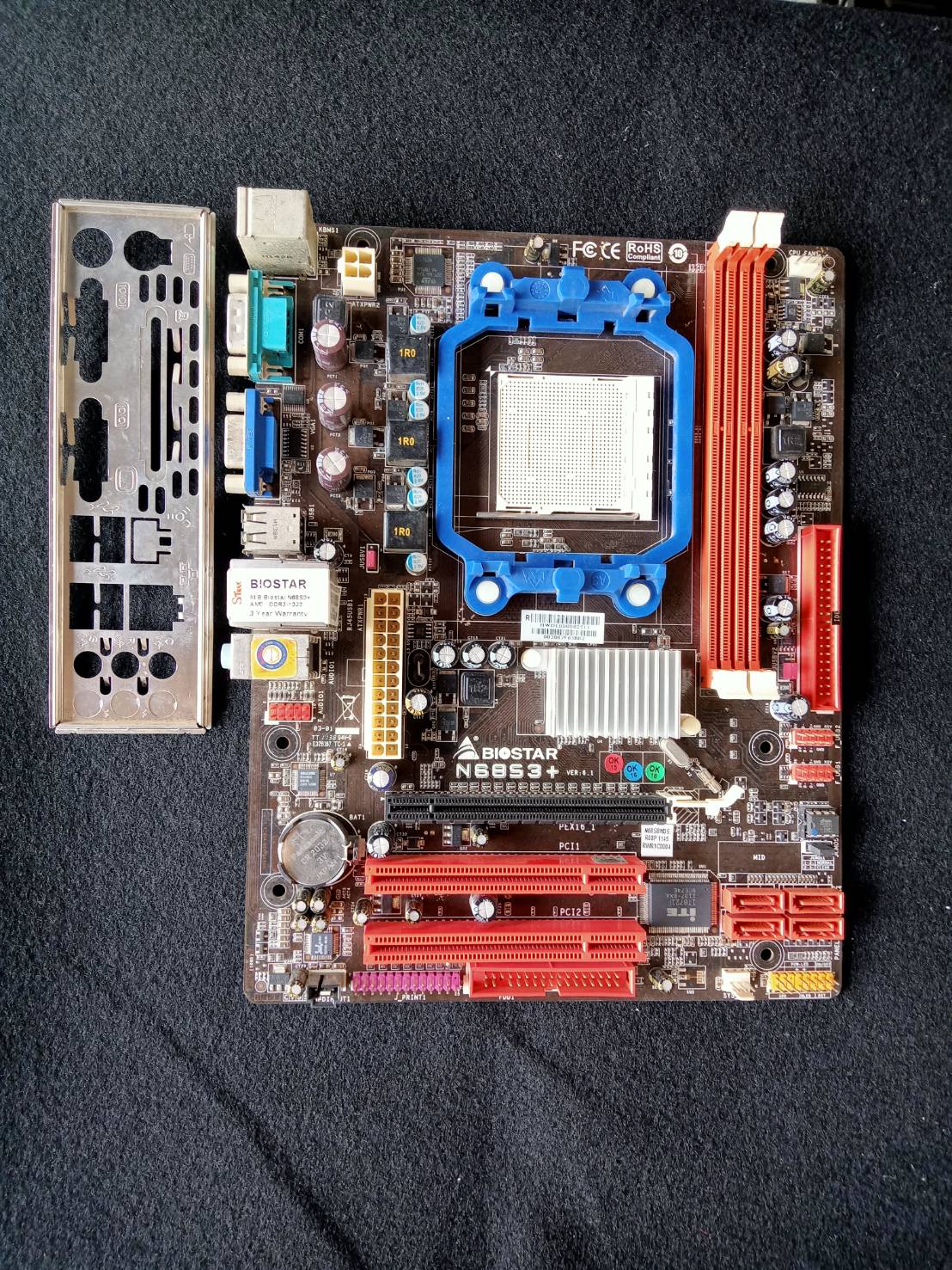 Mainboard Socket AM3 Biostar N68S3 THANA_P ThaiPick