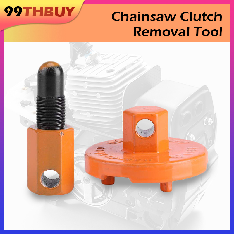 เครื่องมือถอดคลัทช์เลื่อยโซ่ Universal Piston Stop Chainsaw Clutch Removal Tools Flywheel Spare Parts Disassembly Tool