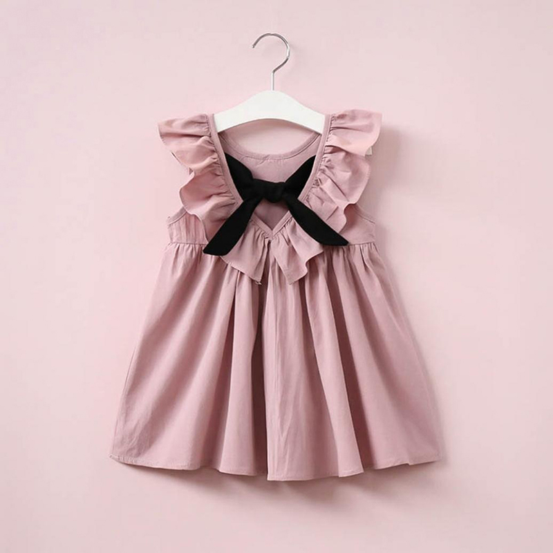 Sleeveless Summer Dress For Baby Girl In Cotton Stuff