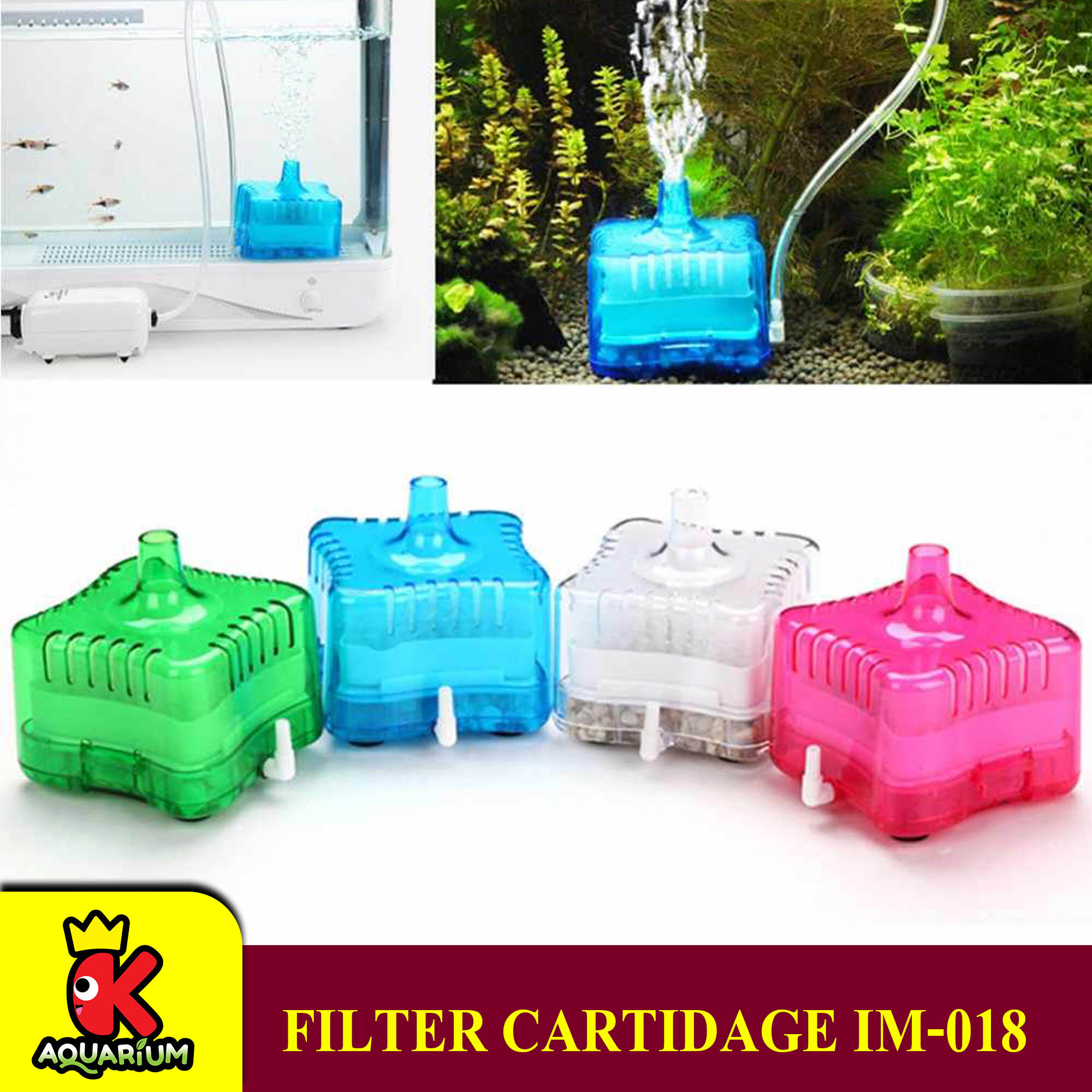 LEECOM Filter Cartridge IM-018 (กล่องกรองน้ำ พร้อมใยกรอง และคาร์บอน ดูดซับสารพิษ ของเสีย น้ำใสสะอาดยาวนานขึ้น)