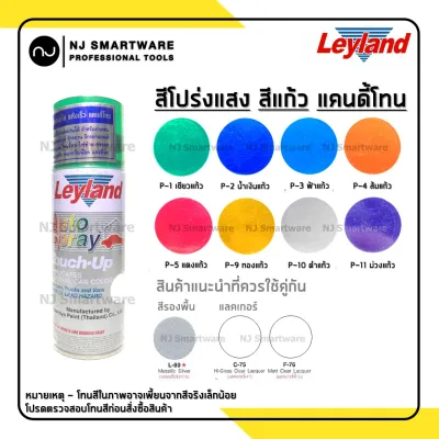 สีสเปรย์แก้วเลย์แลนด์แคนดี้โทน สีโปร่งแสง สีแก้ว สีน้ำเงินแก้ว - Leyland Candy Tone Transparent Spray
