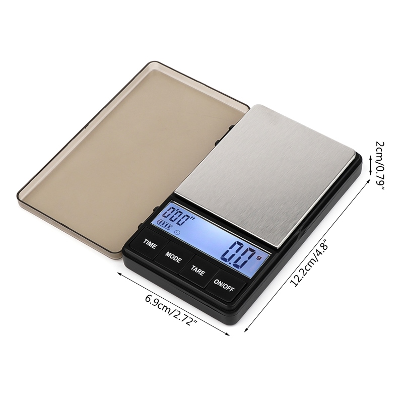 Small Scale Reader N58C Small Coffee Scale with Timer 1000 x 0.1g Digital Gram Scale with ...