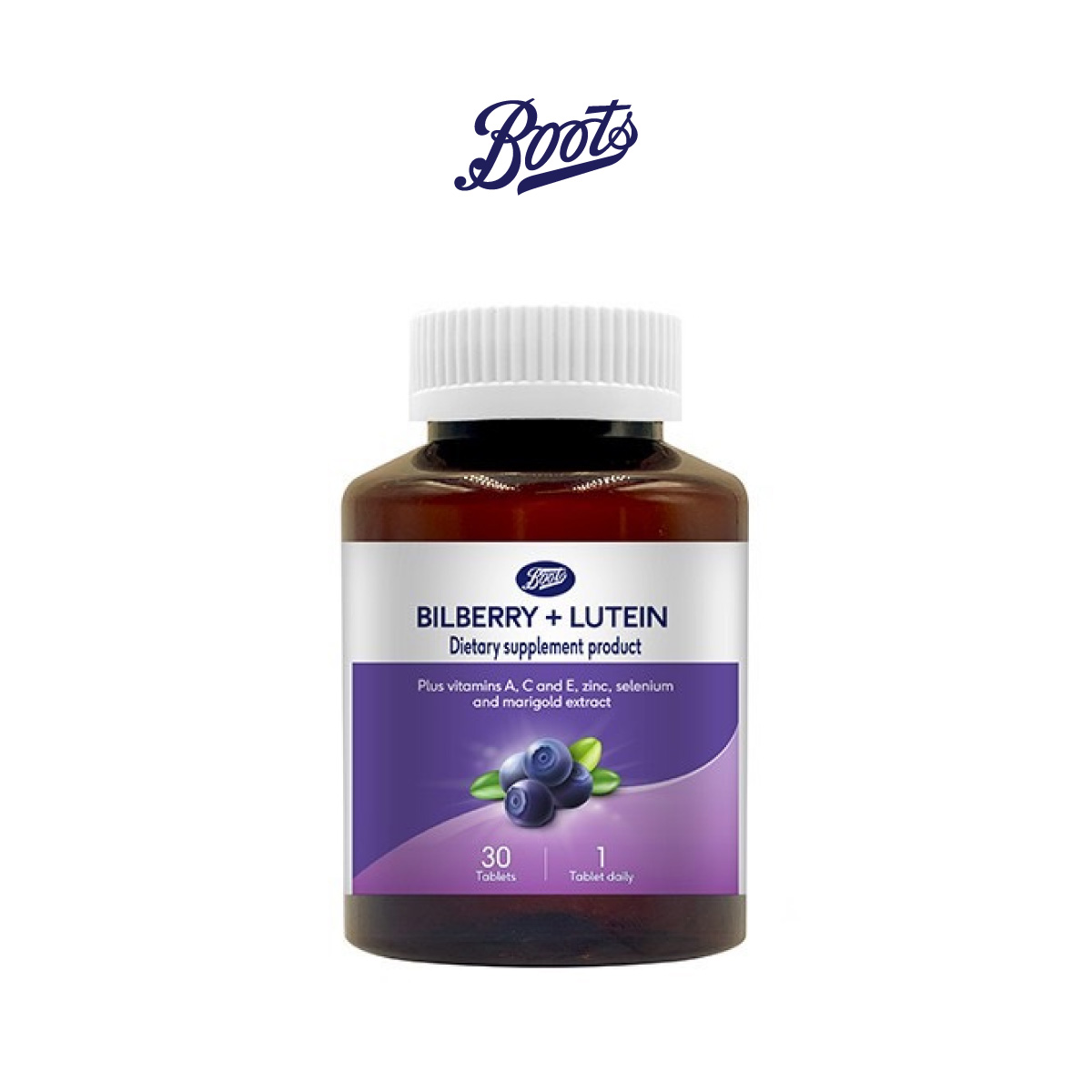 Boots Bilberry + Lutein (Dietary Supplement Product) บู๊ทส์ บิลเบอร์รี่