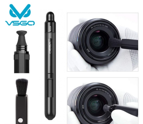 VSGO POWER-SWITCH LENS CLEANING PEN V-P03E ปากกาทำความสะอาดกล้อง หัวคาร์บอน และ แปรงสำหรับทำความสะอาดเลนส์
