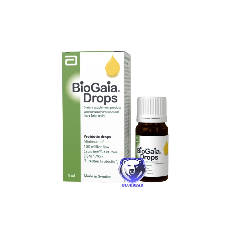 BioGaia Drops Probiotic ไบโอกาย่า ชนิดน้ำ โพรไบโอติก 5 ml.