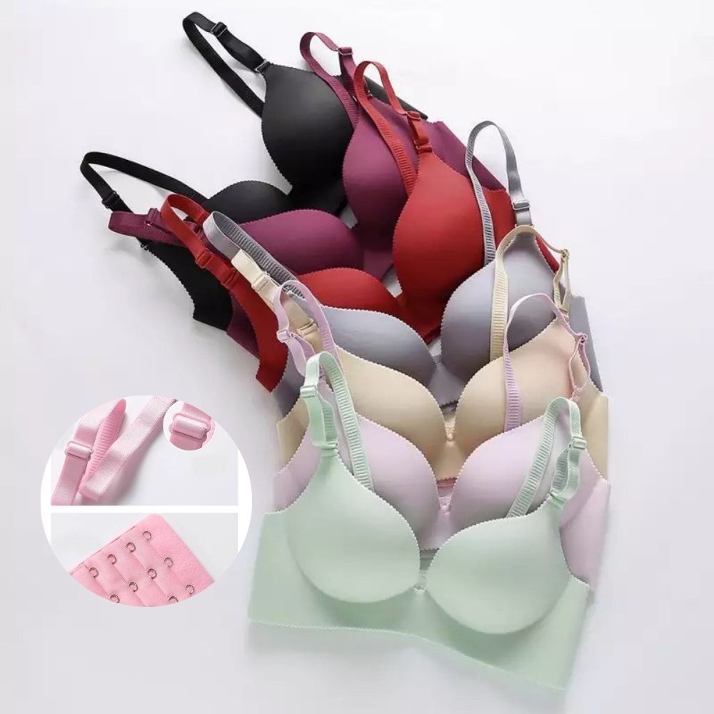 Women's bras without frame, bubble bra, hand, 2 cm thick, help push the ...