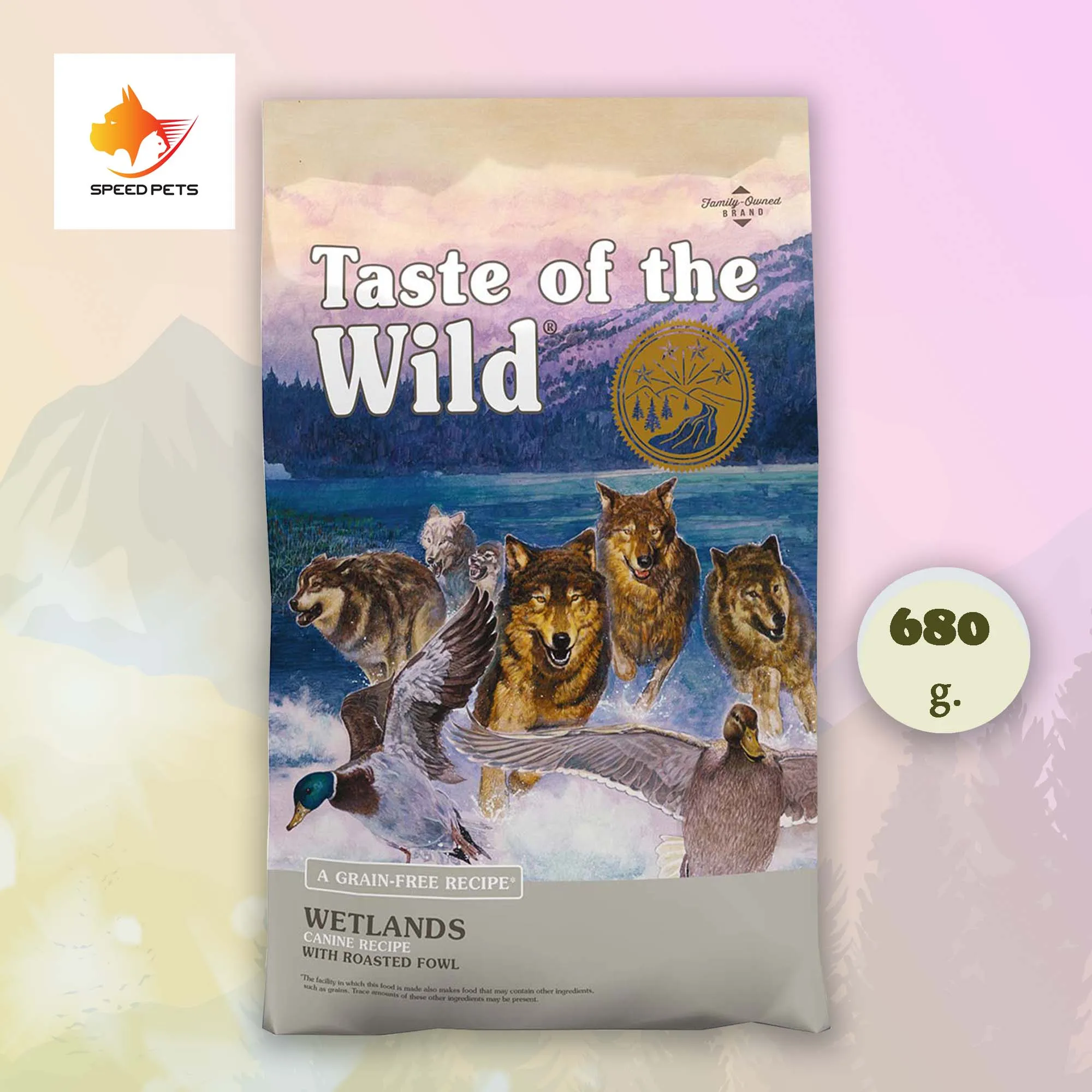 taste of the wild roasted fowl อาหารสุนัข เป็ด ทุกช่วงวัย 680 กรัม