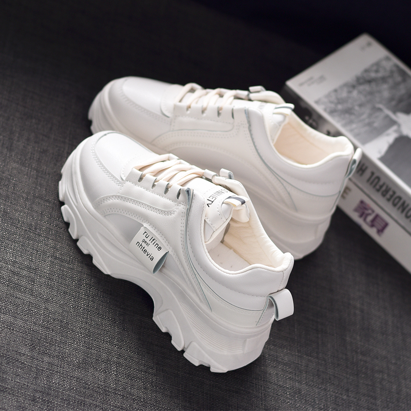 all white dad sneakers