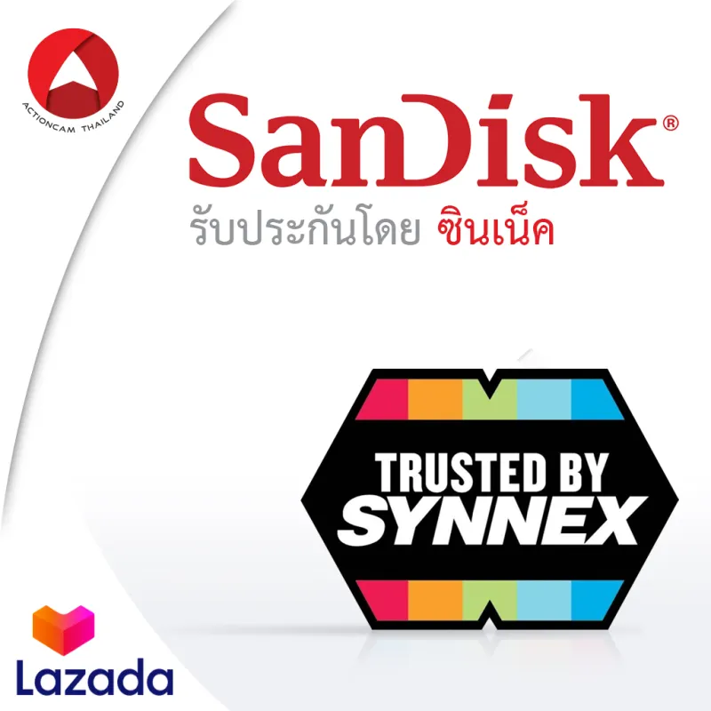 ภาพสินค้าSanDisk Ultra MicroSDXC Card UHS-I Class10 A1 U1 ความจุ 64GB ความเร็วสูงสุด 140 MB/S เมมโมรี่ การ์ด แซนดิส ประกัน 10 ปี Synnex (SDSQUAB-064G-GN6MN) ใส่โทรศัพท์ มือถือ และแท็บเล็ต จากร้าน Actioncam Thailand บน Lazada ภาพที่ 8