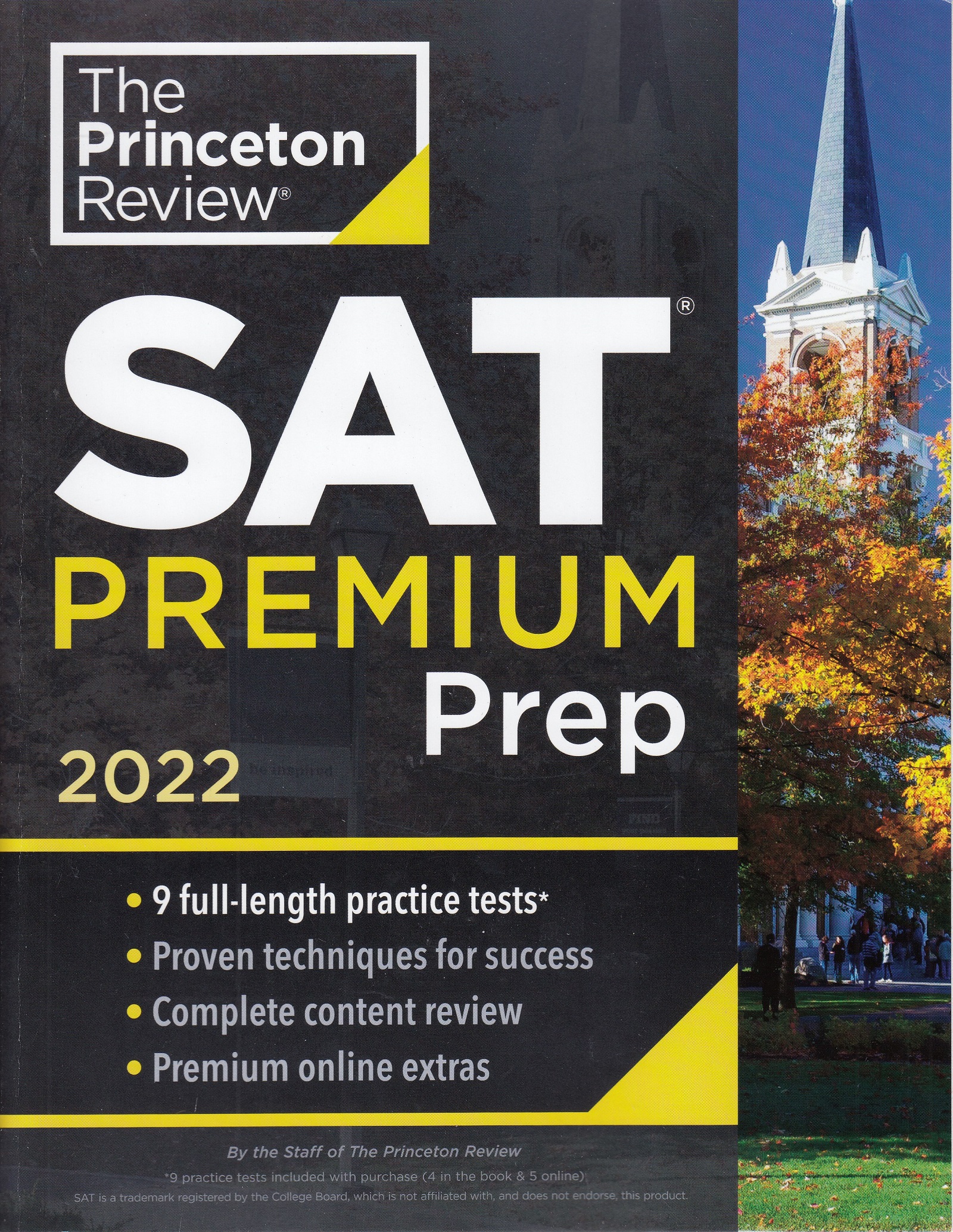 PRINCETON REVIEW SAT PREMIUM PREP 2022 by DK TODAY