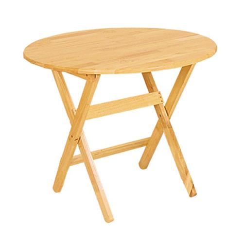 โต๊ะพับไม้ยาง โต๊ะไม้พับได้ โต๊ะกินข้าว โต๊ะกาแฟ โต๊ะไม้อเนกประสงค์ขนาด75ซม.โต๊ะกลมไม้ยาง โต๊ะพับไม้ยางพาราคัดเกรดทนแข็งแรง รุ่นK-75