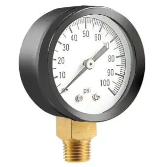 how to read water pressure gauge