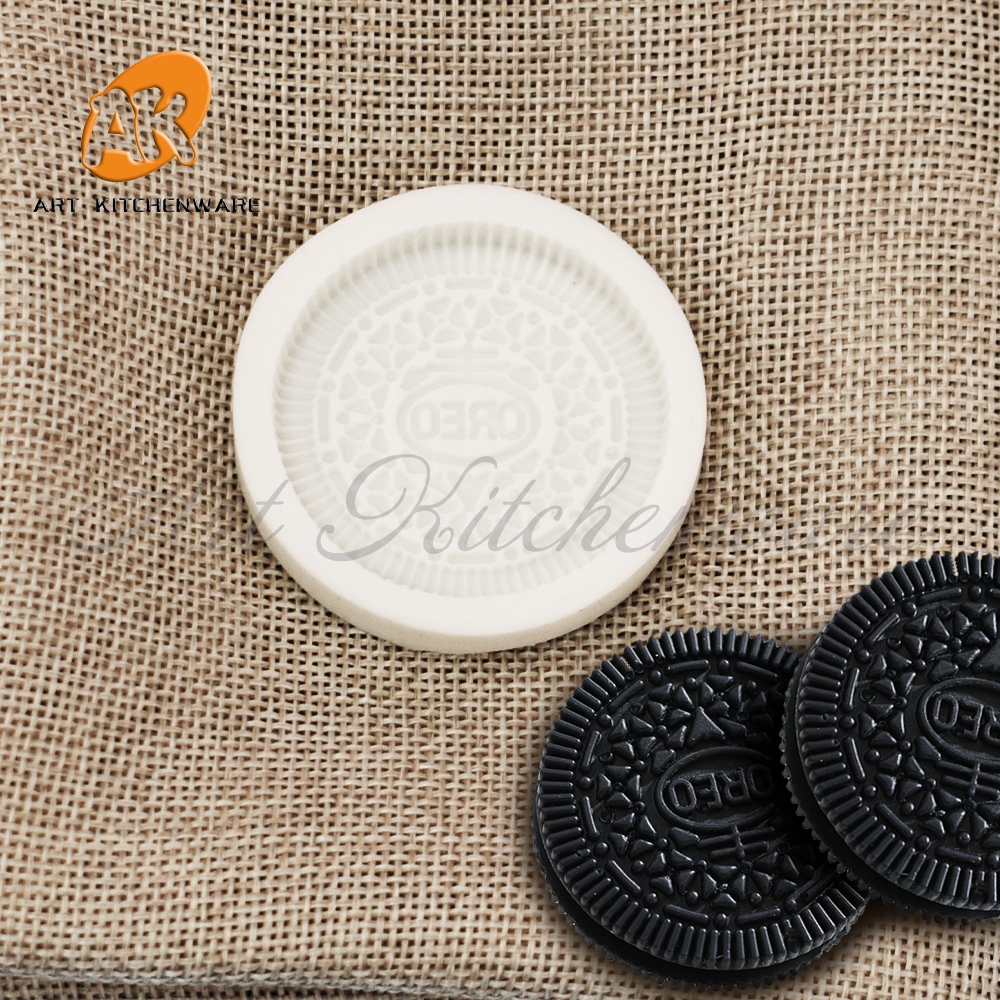 3D OREO Cookies Design Silicone Mold DIY Fondant Chocolate Mould Handmade  Clay Model Cake Decorating Tools Baking Accessories