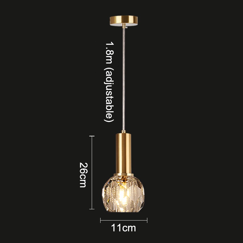Đèn thả pha lê bắc âu đèn decor phòng ngủ đèn thả phòng khách hiện đại đèn thả phòng ngủ đèn thả bàn ăn