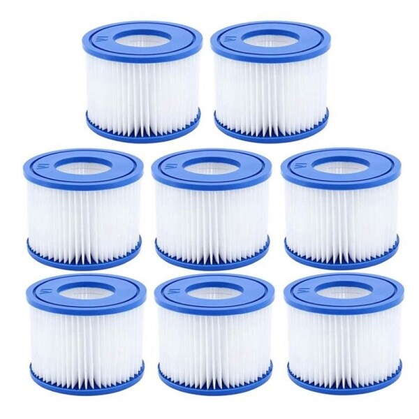 Bảng giá 8 Pcs Pool Filter,for Bestway Spa Filter Pump Cartridge Type VI,Hot Tub Filters for Lay-Z-Spa,for Coleman SaluSpa Filter