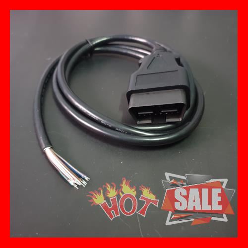 SALE !!ราคาแสนพิเศษ ## หัวต่อ OBD2 แบบ 16 pin Automotive 16Pin/pin male connector opening line Open 16pin male OBD 2 Cable ##อุปกรณ์อะไหล่เครื่องใช้ไฟฟ้า