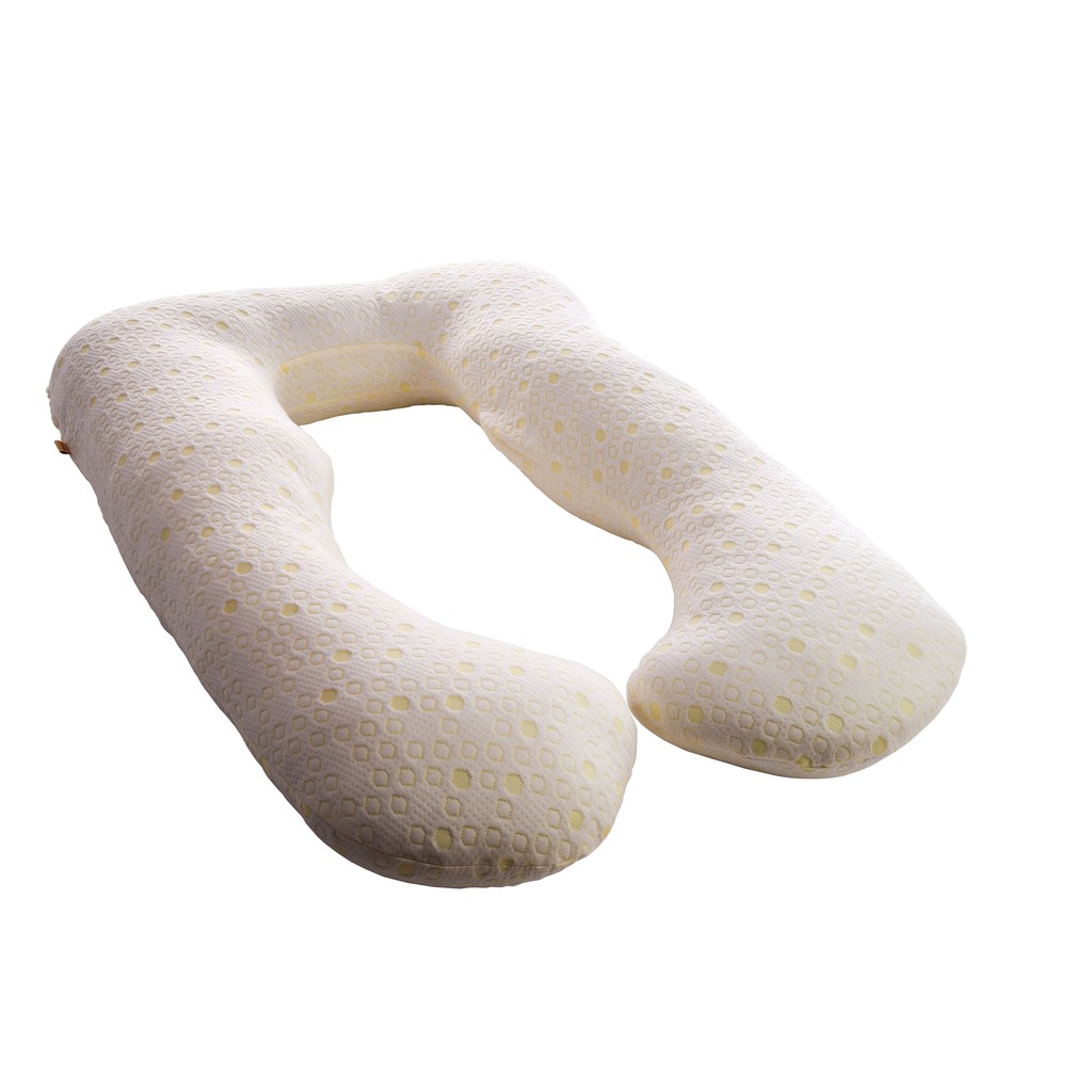 idawin หมอนรองครร๓ืรูปทรงตัว u -Pregnancy Pillow - U Shape Tencel Cream