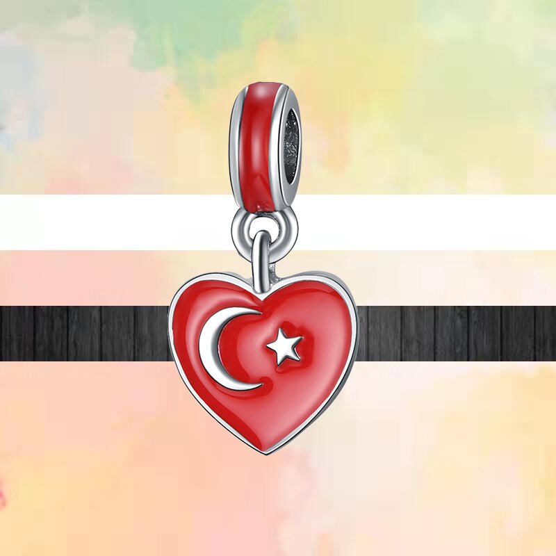 Turkish flag pandora on sale charm