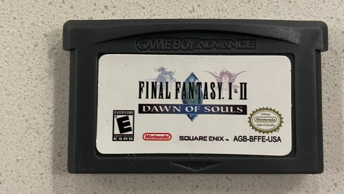 Final Fantasy I + II Dawn of Souls GBA Gameboy advance USA Lazada.co.th