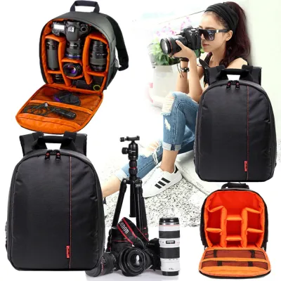 กระเป๋ากล้อง เป้สะพายหลัง กระเป๋าเป้ ใส่กล้องและอุปกรณ์ สำหรับเดินทาง DSLR Camera Backpack SLR Camera Bag
