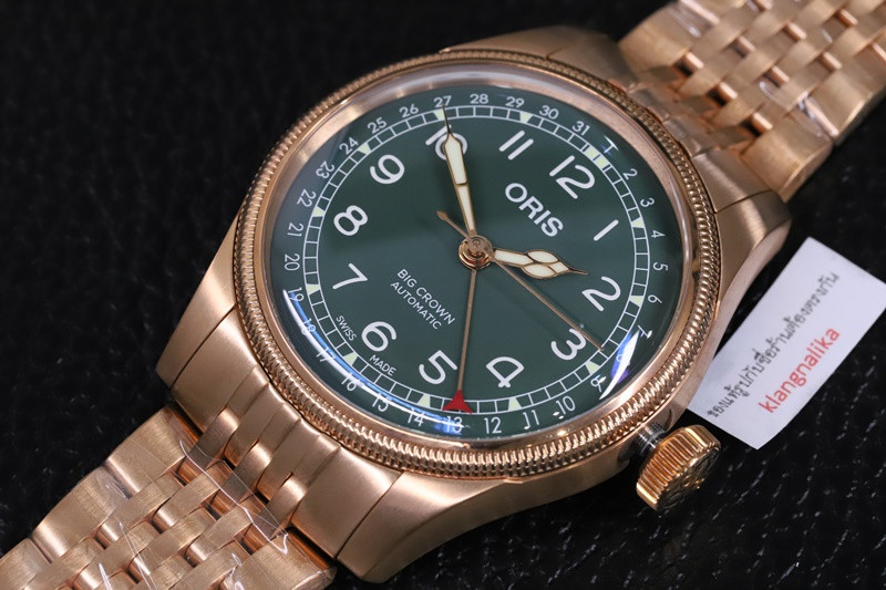 นาฬิกา Oris Big Crown Pointer Date Bronze 01 754 7741 3167-07 20