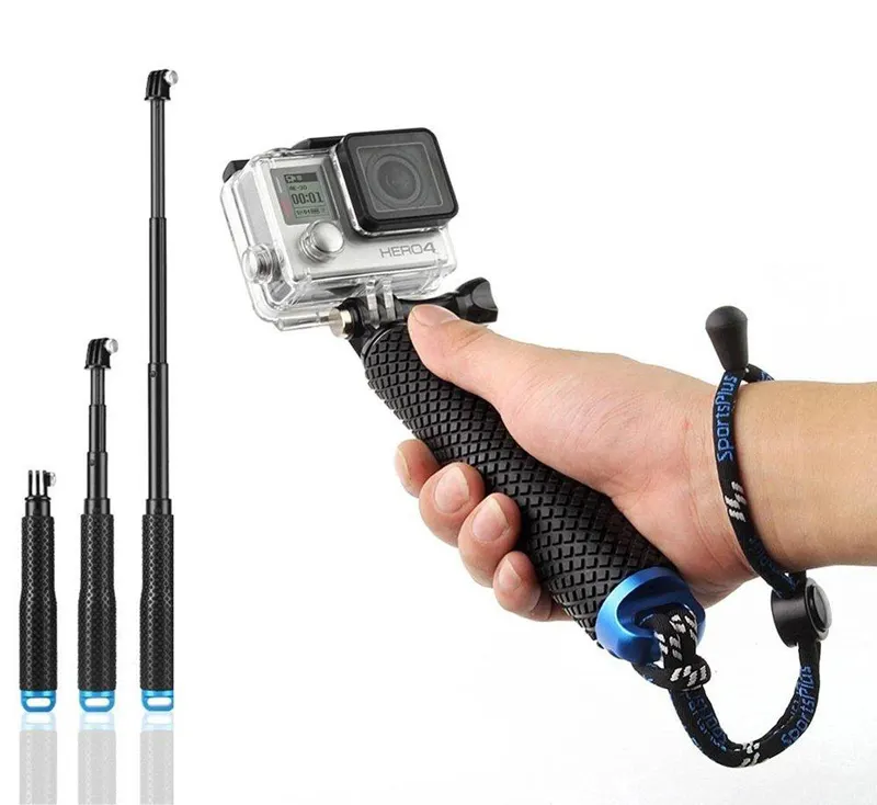 ภาพสินค้า19 inch 49cm GoPro Selfie stick Handheld Monopod GoEasy Pole 19 นิ้ว 49 ซม. GoPro Selfie สติ๊กมือถือ Monopod GoEasy Pole จากร้าน Dee Plus บน Lazada ภาพที่ 5
