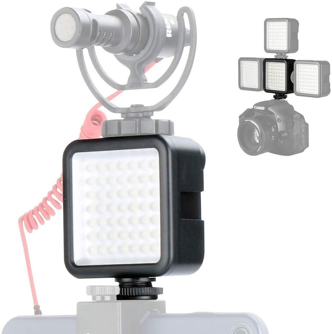 Ulanzi ไฟติดกล้อง Ulanzi LED พกพา หลอด LED49สว่างปรับระดับได้ Cool White(6000K) รับประกัน 6 เดือน