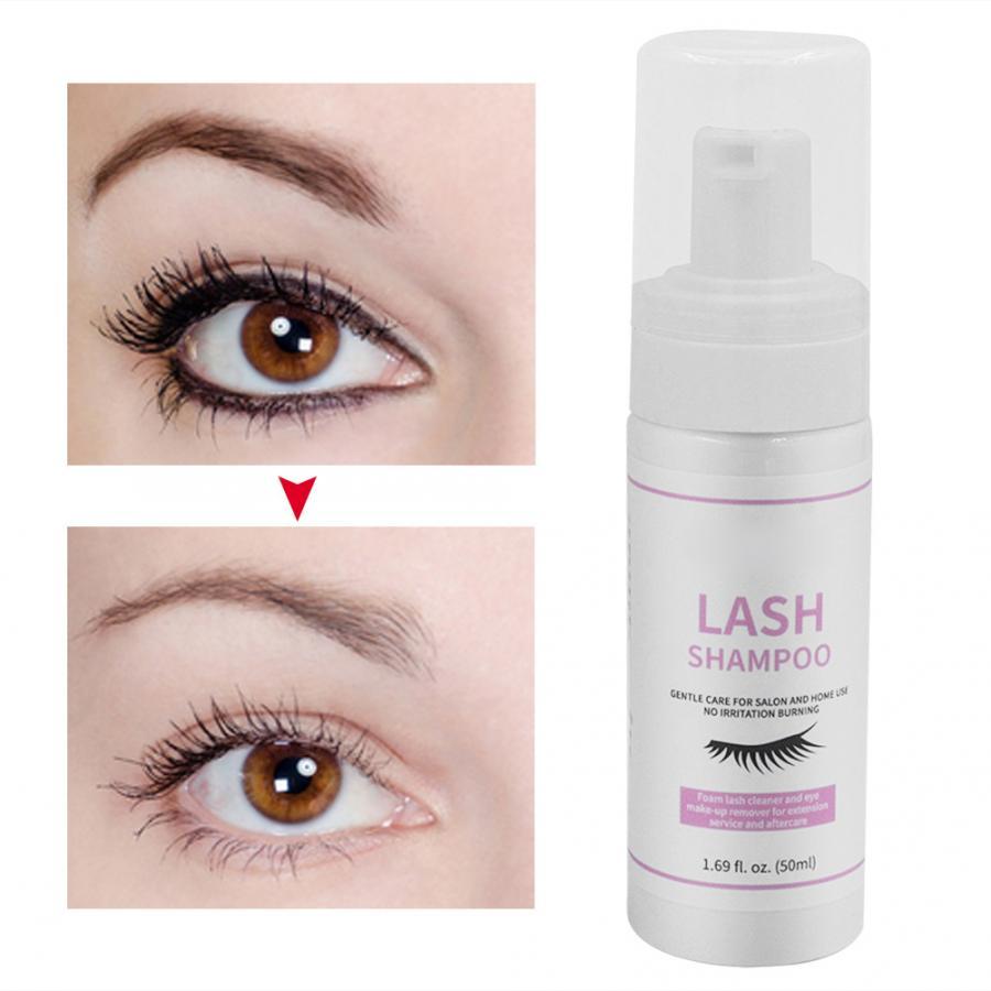 โฟมล้างหน้า ลบเมคอัพ 50ml Eye Lashes Foam Cleaner Individual Eyelash Extension Cleanser 