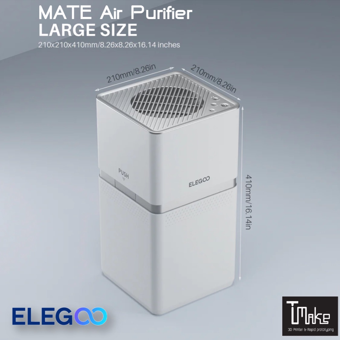 Elegoo Mars Mate Air Purifier For 3D Printer Lazada .th