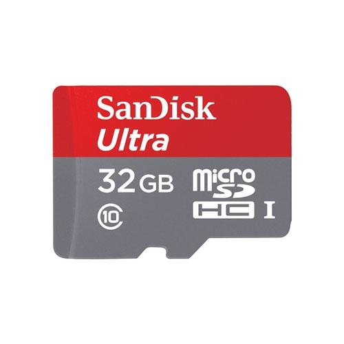 SanDisk Ultra microSDHC C10 98MBs R-32GBU1 A1 UHS-1 4x6 10Y SDSQUAR_032G_GN6MN   เมมโมรี่การ์ด ไมโครเอสดี การ์ด 