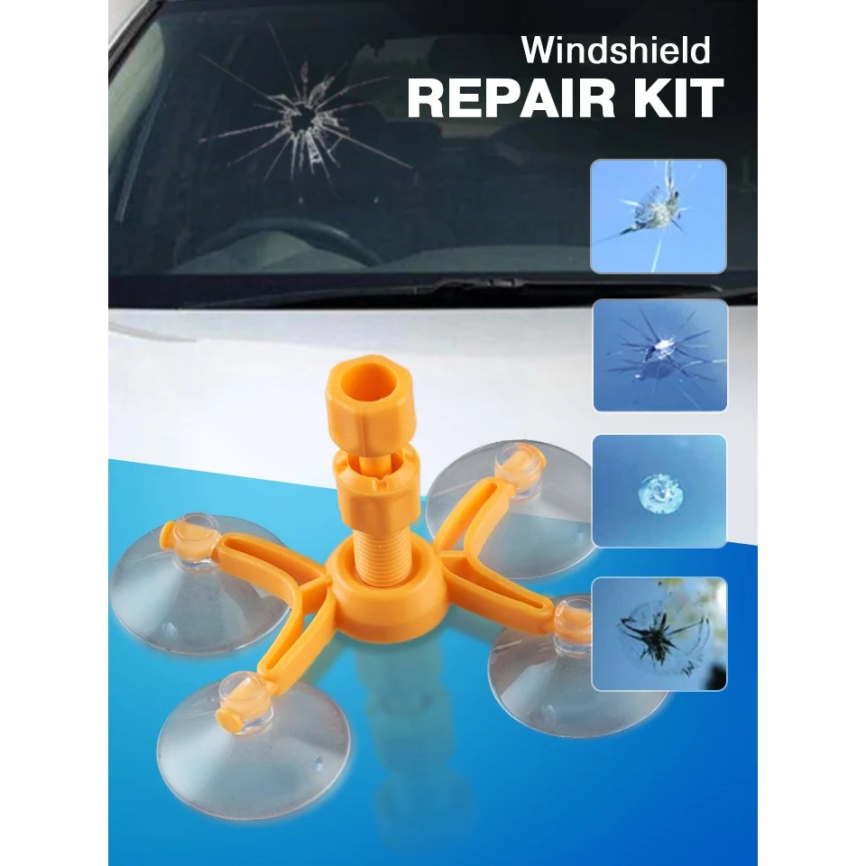 ชุดเครื่องมือซ่อมกระจกรถยนต์ Windscreen Repair Kit