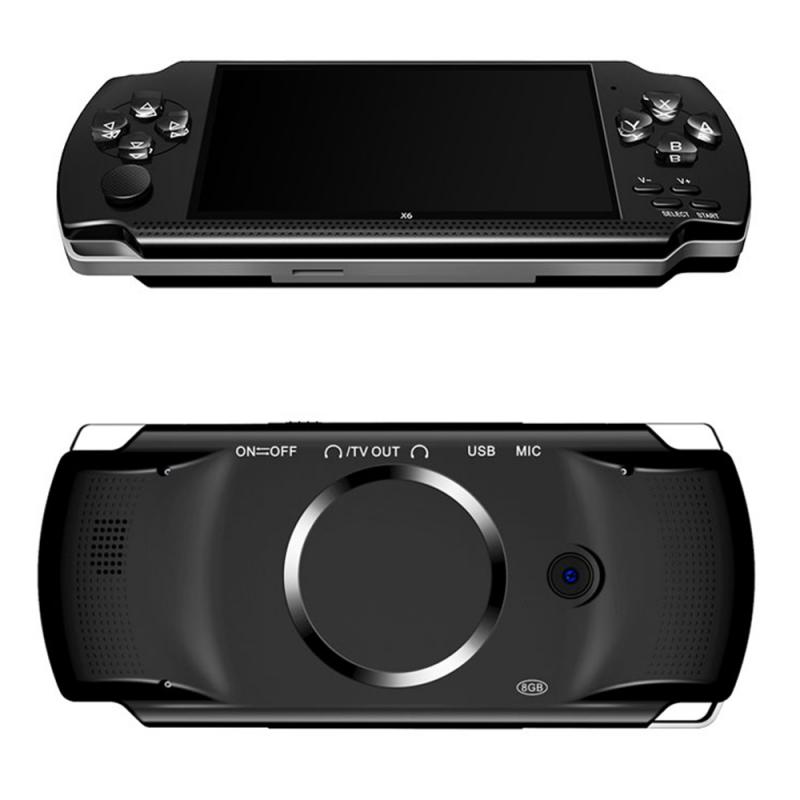 4.3 inch Screen for PSP Game Console 32 Bit Handheld Game Players Portable Handheld Game 8GB Console Player 10000-Games Camera