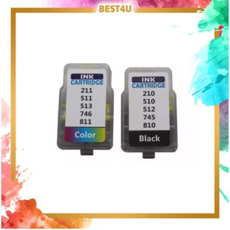 Canon Ink PG-810/CL-811 (Black Color)ตลับหมึกอิงค์แบบเปลี่ยนสำลี Best 4 U Canon Ink PG-810/CL-811 (Black Color)ตลับหมึกอิงค์แบบเปลี่ยนสำลี Best 4 U