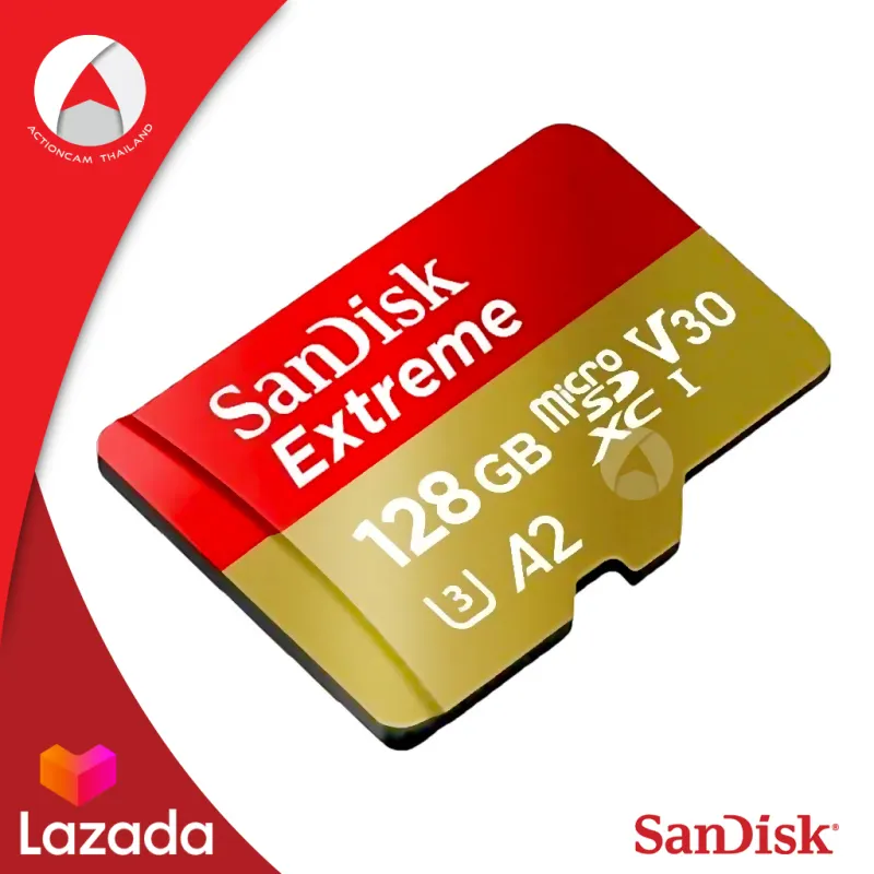 ภาพสินค้าSanDisk Micro Sd Card Extreme 128GB SDXC อ่าน190Mb/S เขียน 90Mb/S (SDSQXAA-128G-GN6GN_1) ไมโครเอสดีการ์ด แซนดิส โดย Synnex จากร้าน Actioncam Thailand บน Lazada ภาพที่ 3