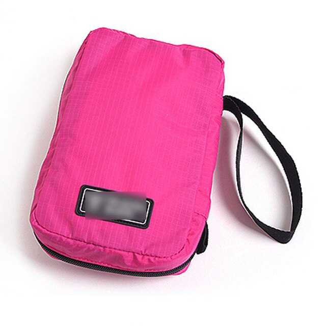 👝 2023 New Foldable Oxford Travel Bags Women Makeup Cosmetic Hanging Storage Bag With Hook Unisex Toiletries Organizer Packing Kit Cube Bag