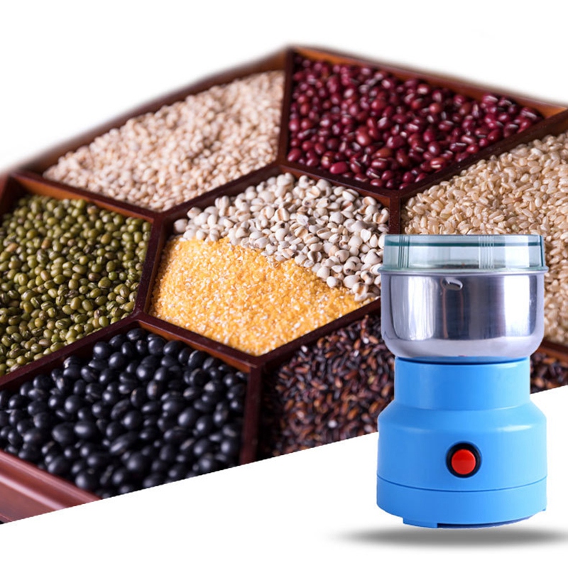 Electric Food Blender Grain Grinder Small Portable Blender Medicinal Herbs Powder Mixer Dry