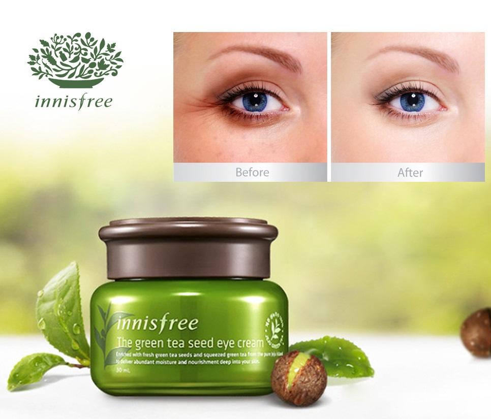 Innisfree Green Holiday Limited Edition Green Tea Seed Cream Set DeDe