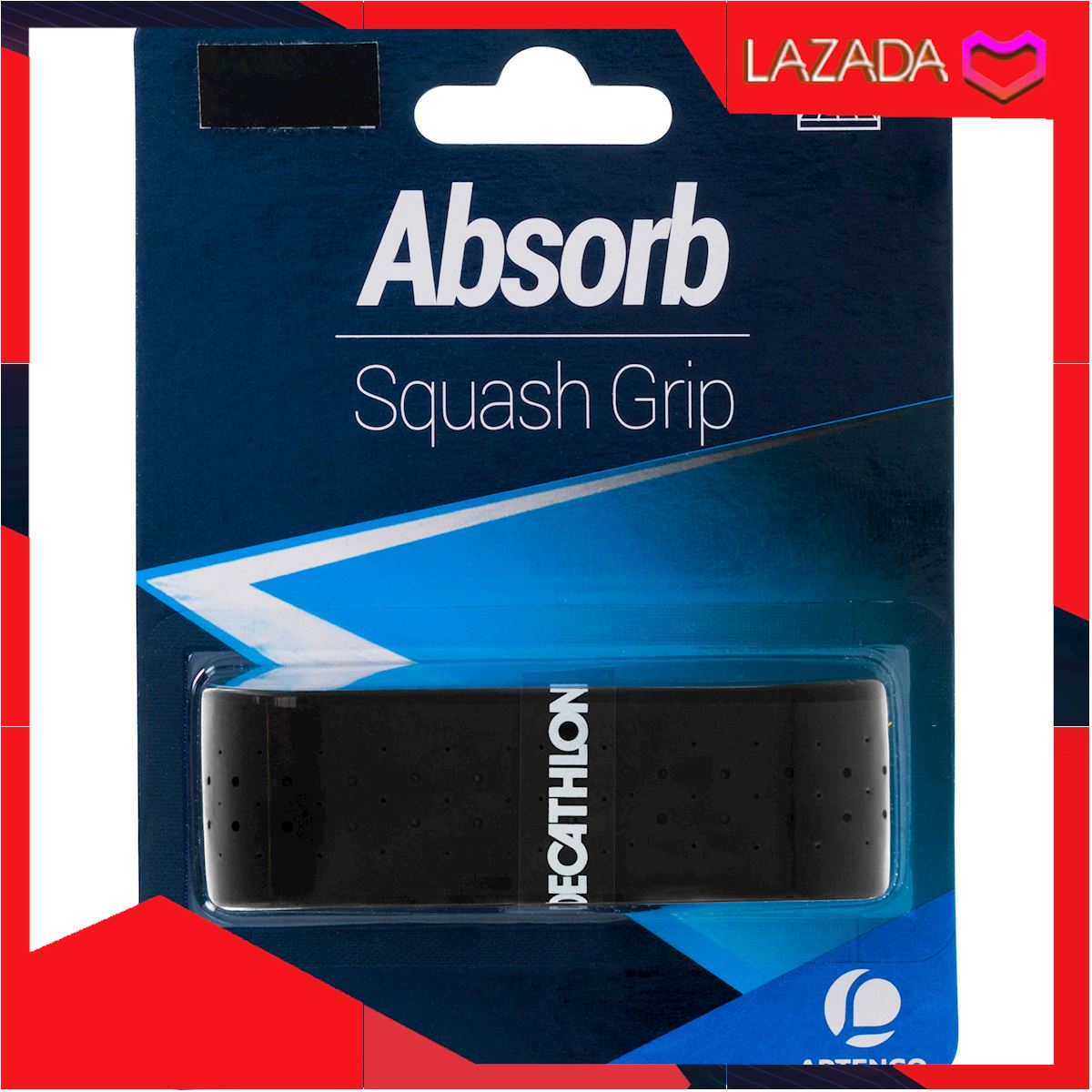 ช้อปเลย กริปสำหรับสควอชรุ่น Absorb (สีดำ)