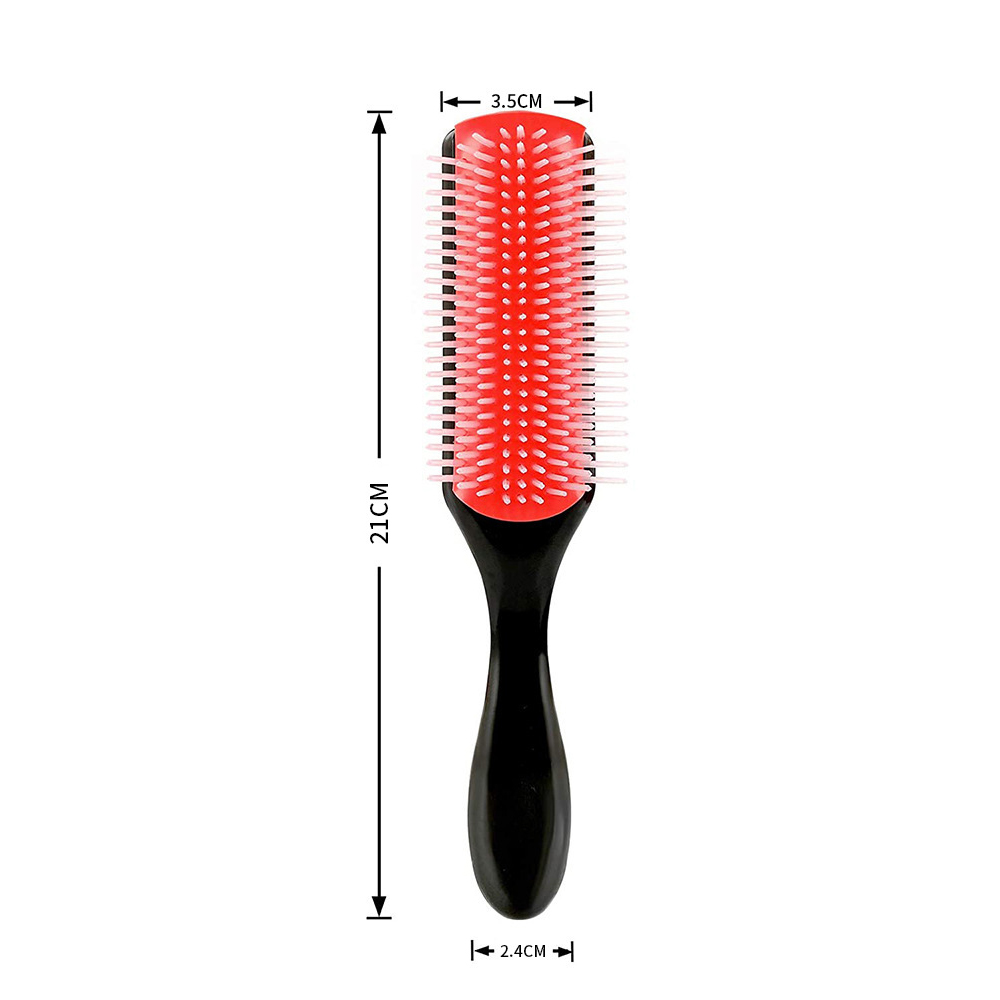 Denman Brush Hair 9 Rows Detangling Hair Brush Denman Detangler Hairbrush Scalp Massager 7732