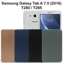 ภาพขนาดย่อของภาพหน้าปกสินค้าเคสเ Tab A 2016 7.0 T285คสฝาพับ ซัมซุง แท็ป เอ6 ขนาด 7.0 2016 ที285 Smart case Foldable Cover Stand Samsung Galaxy Tab A 2016 7.0 T285 (7.0) จากร้าน nuchkaidee บน Lazada ภาพที่ 1