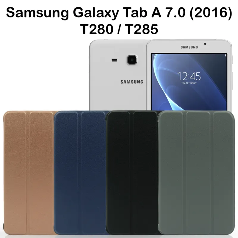 ภาพสินค้าเคสเ Tab A 2016 7.0 T285คสฝาพับ ซัมซุง แท็ป เอ6 ขนาด 7.0 2016 ที285 Smart case Foldable Cover Stand Samsung Galaxy Tab A 2016 7.0 T285 (7.0) จากร้าน nuchkaidee บน Lazada ภาพที่ 1