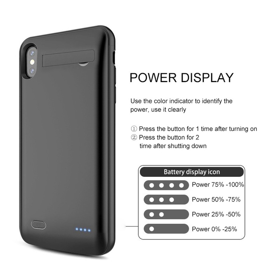 Battery Case For Iphone 6 6S78 SE 2020 Version 5200Mah Battery Pack Charging Case For Iphone