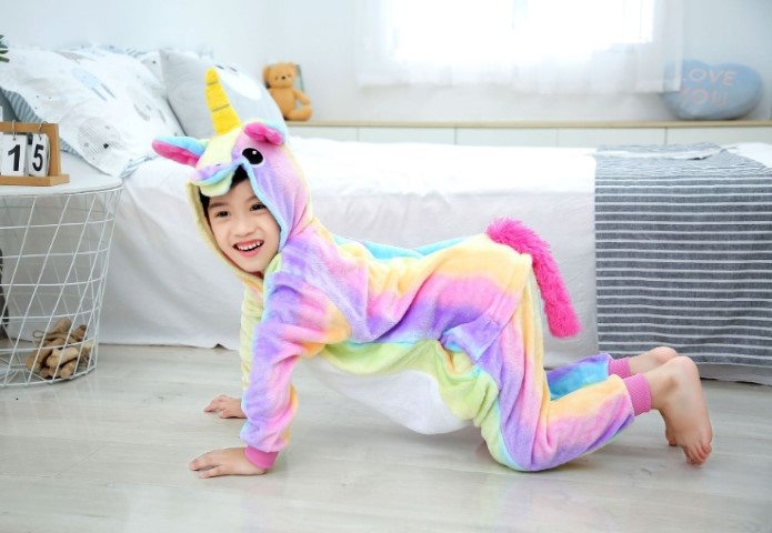 7C 54 ชุดเด็ก ชุดมาสคอต ชุดนอนแฟนซี ม้าโพนี่ ยูนิคอร์น สีรุ้ง Mascot Rainbow Pony Unicorn Horse Costumes