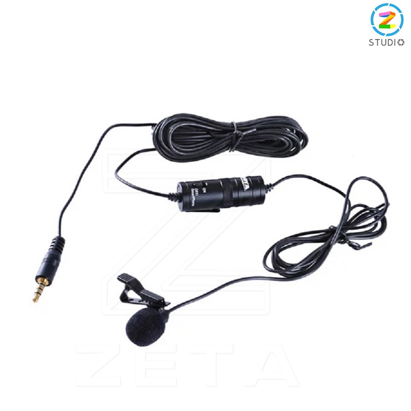 BOYA BY-M1 LAVALIER Microphone ไมโครโฟน หนีบปกเสื้อ สำหรับสมาร์ทโฟน (3M)