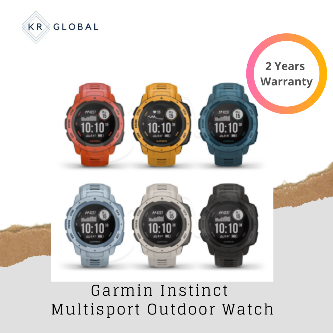 [ Authorised Partner] Garmin Instinct Multisport Outdoor Watch Comes with FREE Portable Charge!