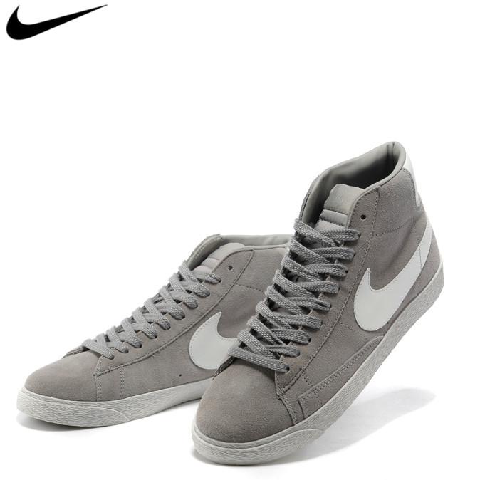 Nike Blazer Mid Vintage Suede 2019 รองเท้าคู่ใหม่รองเท้าแนวโน้มรองเท้าลำลองสูง TH4931