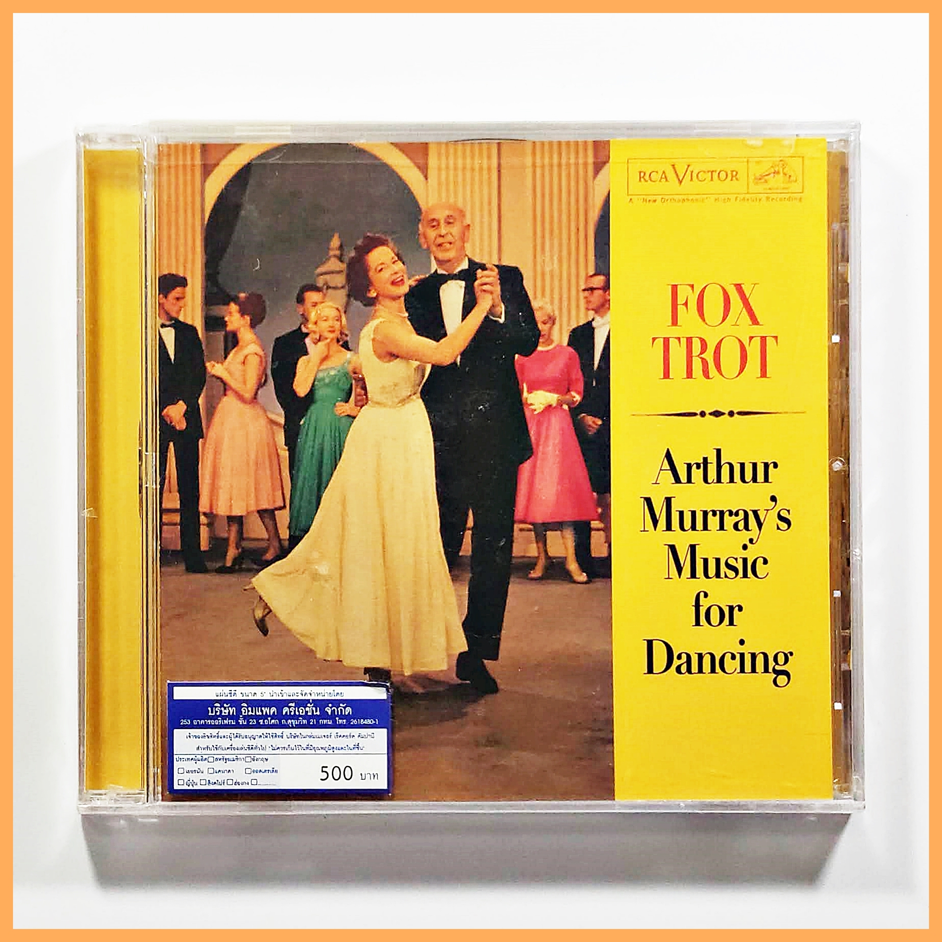 CD เพลง The Arthur Murray Orchestra - Music For Dancing_The Fox Trot (CD, Album) (แผ่นใหม่)