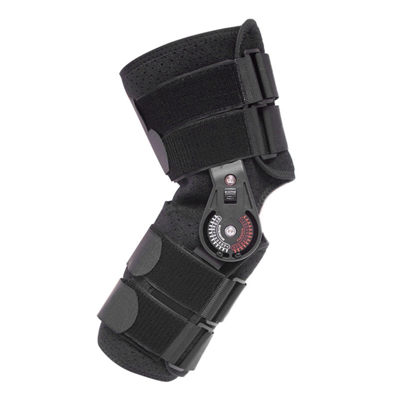 Sports Knee Brace Dial Adjustable Angle Skin-Friendly and Breathable